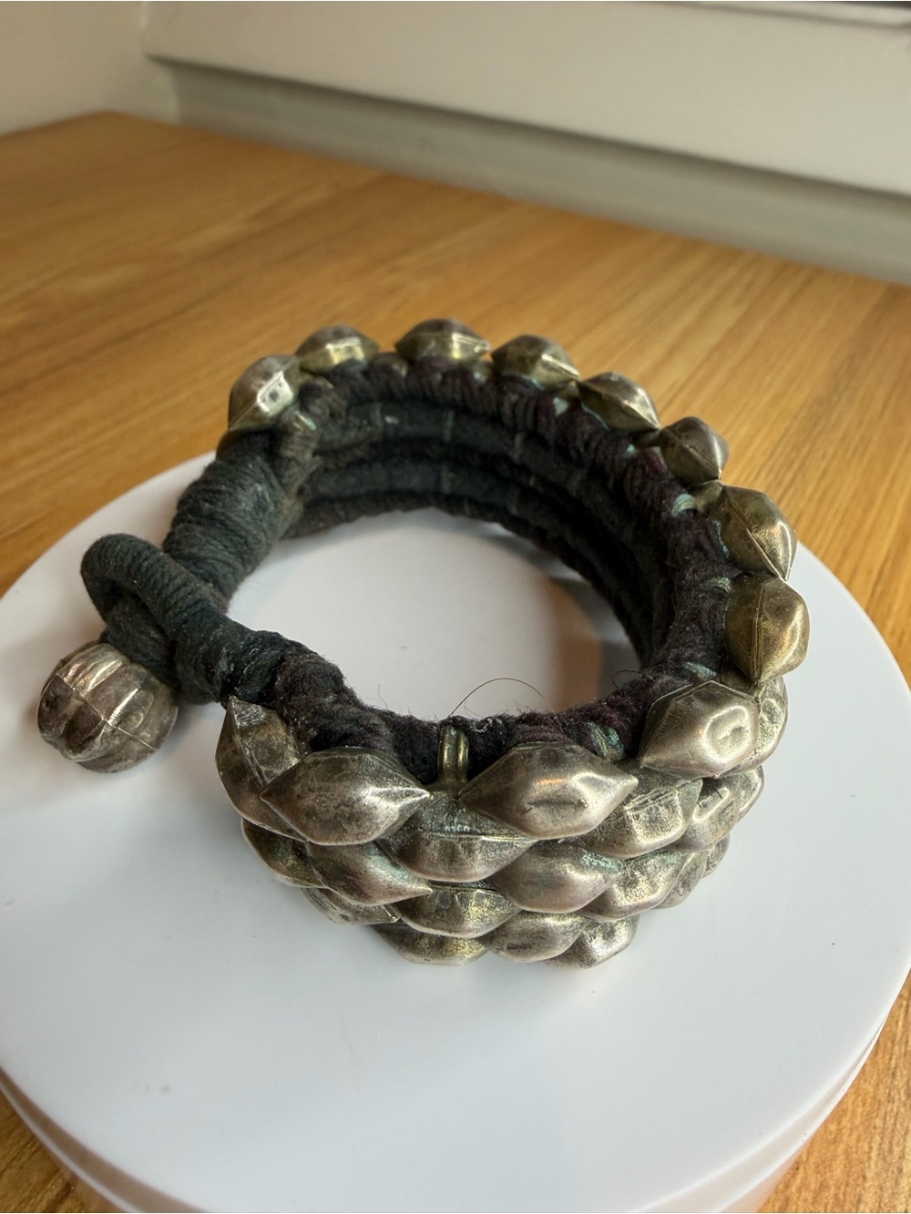Vintage Rajasthani Tribal Bell Bracelet | Handmade Indian Ethnic Cuff